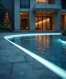 Top Bendable Flexible IP68 Waterproof Lamp High Brightness LED 24W Swimming Pool
