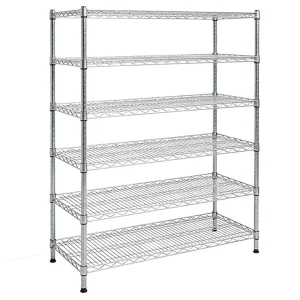Customized Chrome Wire Shelving Storage Rack