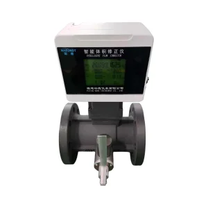 Hade Intelligent Gas Turbine Flow Meter DN25 HTZ-25 | Smart LCD Digital Volume Corrector +/-1% Accuracy 1-1.6 Flow OEM