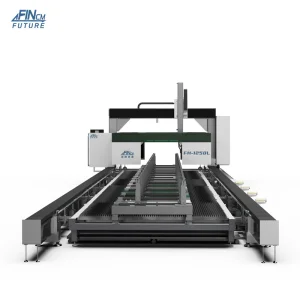 Fincm Fast Bevel 5 Axis 3D CNC Laser Steel Profile Robotic Cutter Channel/Angle Steel H Beam Laser Cutting Machine