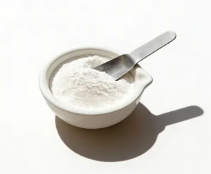 Sodium Hyaluronate Hyaluronic Acid Food-grade Powder of High Purity, Derived From Fermentation, and Certified Halal.