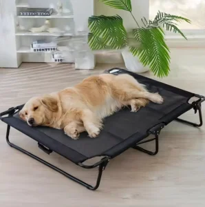 Factory Folding Elevated Dog Portable Collapsible Raised Cots Cooling Pet Bed