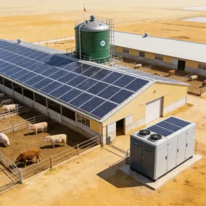 Sistema de Microred de Energía Solar Independiente para Uso Industrial y Comercial (Sistema de Energía Solar Solo, No Incluye Edificio)
