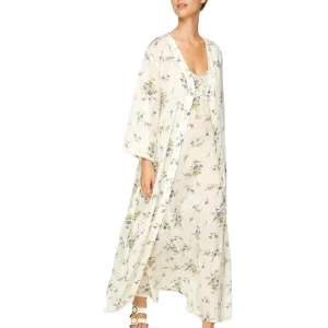 Vestido de noche de satén para mujer