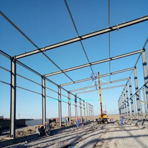 Algeria Pre-Engineered Steel Structure Frame Ceramic Tiles Processing Plant