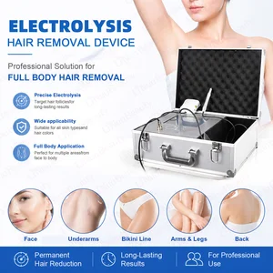 Portable Use Electrolysis Hair Removal Machine for Permanent Hair Removal Painless Accurately Hair Remove Machine
