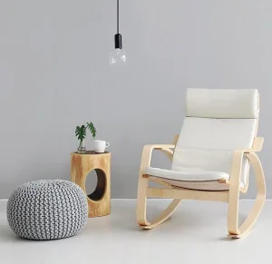 Modern Appearance and Home Furniture General Use Relax Wood Rocking Chairs