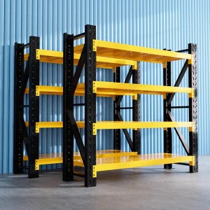 Heavy Duty Adjustable Steel 5 Layer Warehouse Racking System with CE Certification and 200-1000kg/Layer Capacity