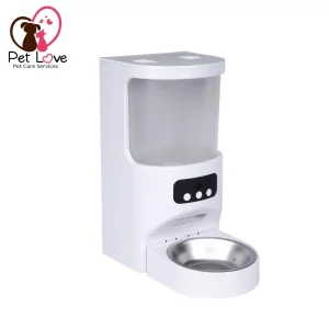 Smart Remote Dual Bowl Automatic Pet Feeder - Equatorial Guinea Edition