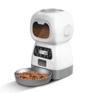 Source-Factory 35L Smart Pet Feeder USB Powered WiFi Timer Portion Control Remote Management Worldwide AdaptersAutomatic Food