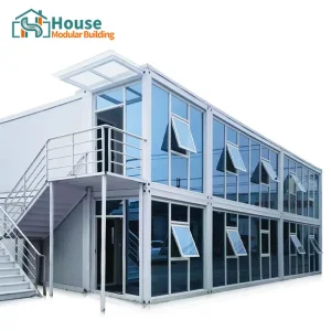 OEM Modular Office Container with Glass Façade - Dual Unit Configuration Suppliers, Company