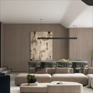 Sleek Design Walk-in Wardrobe with PVC and MDF Finish