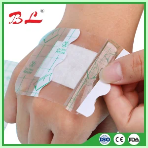 Free Sample Waterproof Transparent Film Dressing for Negative Pressure Wound Dressing -F