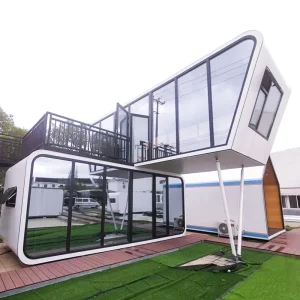 Sinoy 40ft/20ft Steel Sandwich Panel Apple Cabin Container House-Modern Villa Outdoor Hotel Office Solution Home Bar Hospital