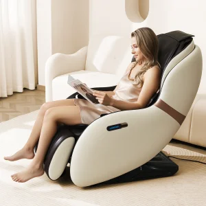 LEERCON Small Ambient Breathing Led Space Capsule Massage Chair Full Body Mini Ultra-quiet Motor Exclusive Patented Tech Rights