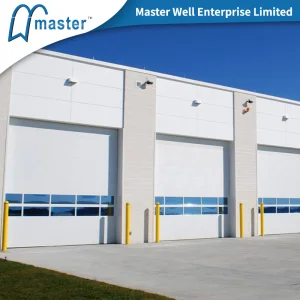 Remote Control Automatic PU Foam Insulated Commerical Heavy Duty Security Workshop Warehouse Dock Industrial Sectional Door