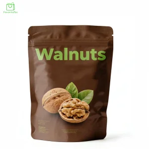 Custom Gravure Printed Stand up Pouch with Valve Food Grade E-commerce Plastic Packaging Bags for Pet Food and Nuts