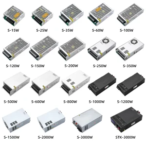 Nvvv Power Supply for Industrial Power Supply 5V12V24V36V48V 15W 25W 35W 100W 150W 200W 350W SMPS Switching Power Supply