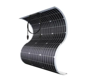 100W Paneles Solares Flexibles para Vehículo Eléctrico, Coche, Luz, RV, Barco de Vela