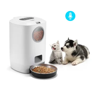 2021 NEW Automatic Pet Feeder 4.5L Capacity Smart Food Dispenser with Portion Control for Dog and Cat Supporting Dropshipping