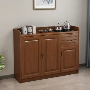 Solid Wood Durable Eco-Friendly Oak Sideboard Cabinet