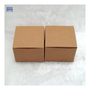 Eco Friendly Products Custom Logo Design Color Printed Kraft Paper Cosmetics Packaging Paper Box