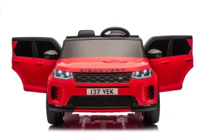 Licensed Range Rover Kids Ride-on Car 12V Battery Powered Electric Vehicle with Remote Control-Red