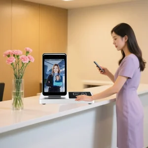 Multi-Language Touch Screen Digital Visitor Registration Management System for Efficient Check-Ins