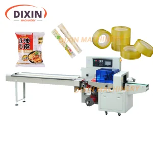 Máquina de Embalagem Flow Pack Automática de Óleo de Girassol Dp-450d Máquina de Embalagem de Bolinha de Queijo