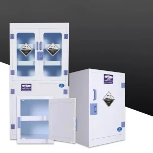 Armário de Armazenamento de Produtos Químicos Corrosivos de PP para Laboratório Armário de Segurança Química Armário de Reagentes de Medicina de PP