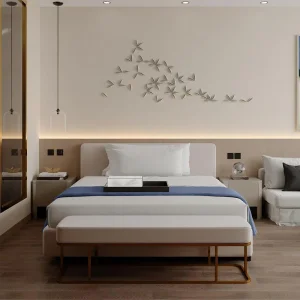 High Quality Solutions Custom Design Solid Wood Manufacturing Hotel Bedroom Furniture