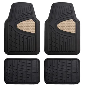 Alfombrillas de goma beige