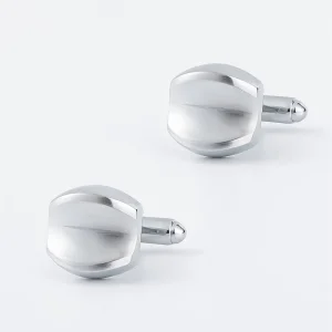 Wholesale High Quality Bulk Double Plated Cuff Link Newest Men's Copper Blank Oval Men Cufflinks CL-C006 Manufacturer, Factory