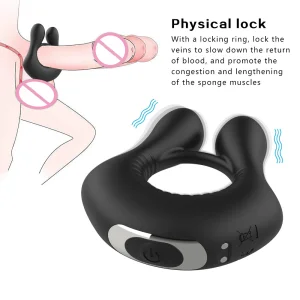 Wholesale Male Sex Toys 3 Motors for Clitoris & Testicles Stimulation Pleasure Vibrating Cock Ring Quotes, Company