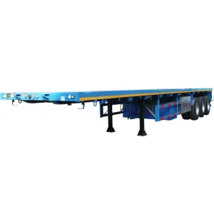 China Lightweight Design Stake Flatbed Semi Trailer SKD, CKD