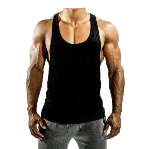 Hot Sale Cotton Sports Body Building Men Gym Stringer