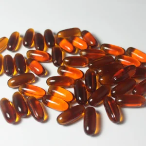 Cápsula blanda de gel de aceite de kril antártico, astaxantina, fosfolípido, cápsula anti envejecimiento, caramelo sándwich