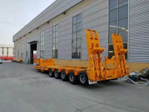 Tanzania Low Bed Semi Trailer