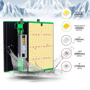 Tp Panel 100W 120W Full Spectrum Indoor Phyto Lamp Samsung Quantum Board LED Grow Light for Seedling Veg Bloom Plant Tent Growth