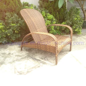 Fashionable Outdoor Rattan Furniture Special Design Beach Sun Garden Lounge Chaise