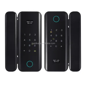 ANDUDU F926 Smart Door Locks Screen Tuya WiFi Waterproof Outdoor Keyless Entry Fingerprint Slide Glass Door Lock Level-B