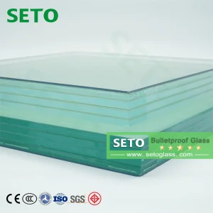 High Quality 19mm 21mm 35mm 45mm Auto Safety Bulletproof Tempered Laminated Glass