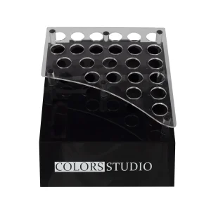 Promotion Perspex Cosmetic Display Stands Counter Top Rack Counter Top with Holes