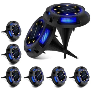 12 LED Waterproof Solar Lawn Lights Outdoor Ground Landscape Lighting