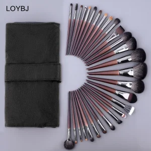 Private Label Natural Goat Hair Professional Makeup Brush Set