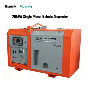 مولد ديزل صامت بمحرك ياباني كوماتسو بمستوى ضوضاء منخفض 20kw 30kw
