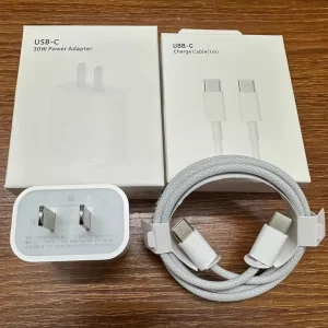 (C-L) Type C to Type C Computer and Phone Charging Cable Fast Charging Data Cable 5A 100W White USB Type-C Cable 3A USB C to Lightning Cable