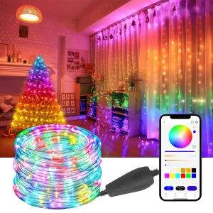 Holiday Party fairy String Lights Ip65 Smart App Remote Control