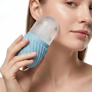 New Products Face Ice Mould Massage Silicone Ice Hockey Portable Facial Pore Shrinkage Care Easy To Demold