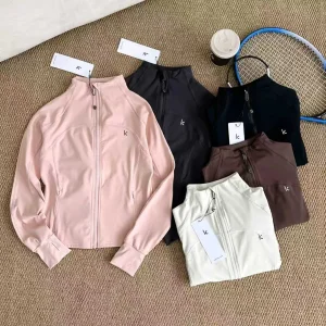 Al0 Roupas Femininas Roupas Esportivas Jaqueta de Tricô para Mulheres